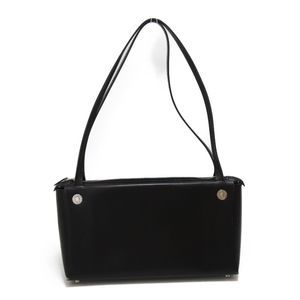 Hermes Serie Bag Shoulder Bag Leather Black